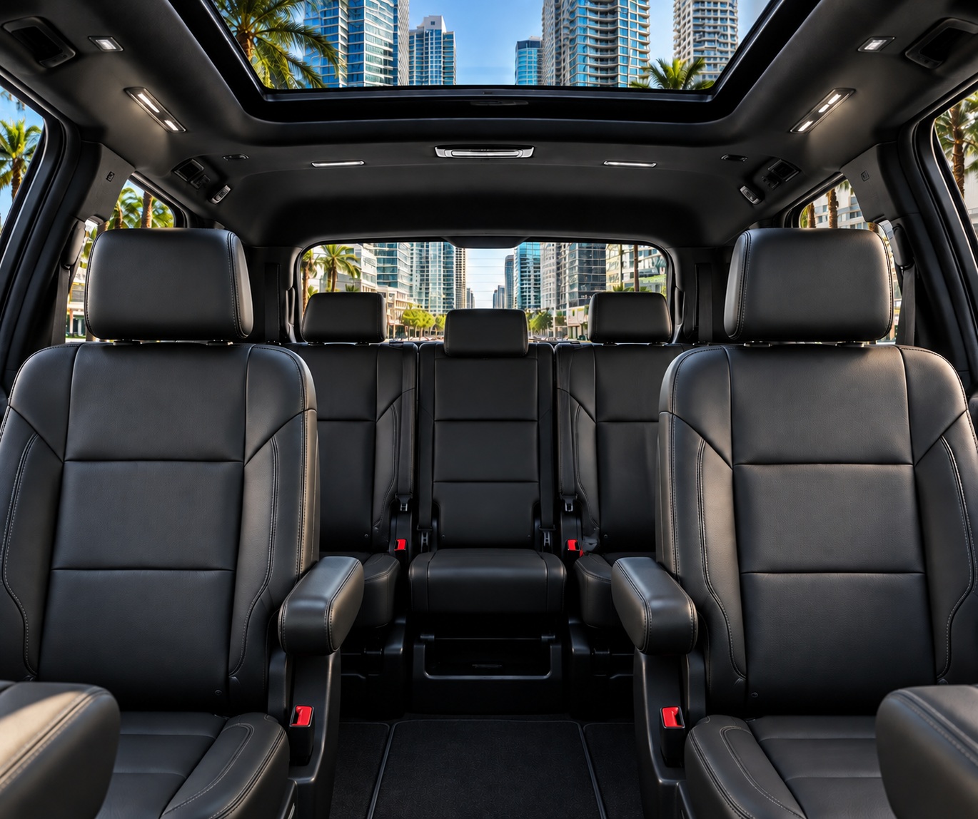 Luxury Chevrolet Suburban interior